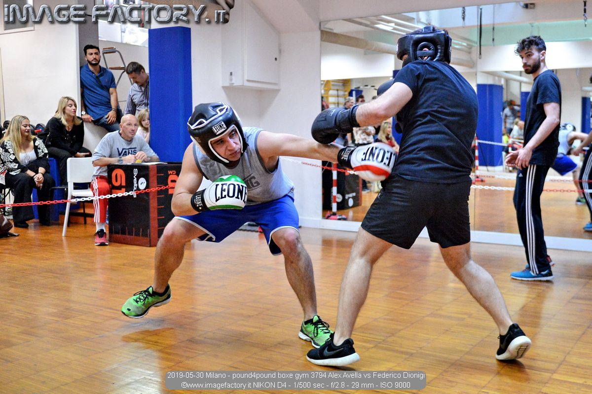 2019-05-30 Milano - pound4pound boxe gym 3794 Alex Avella vs Federico Dionigi